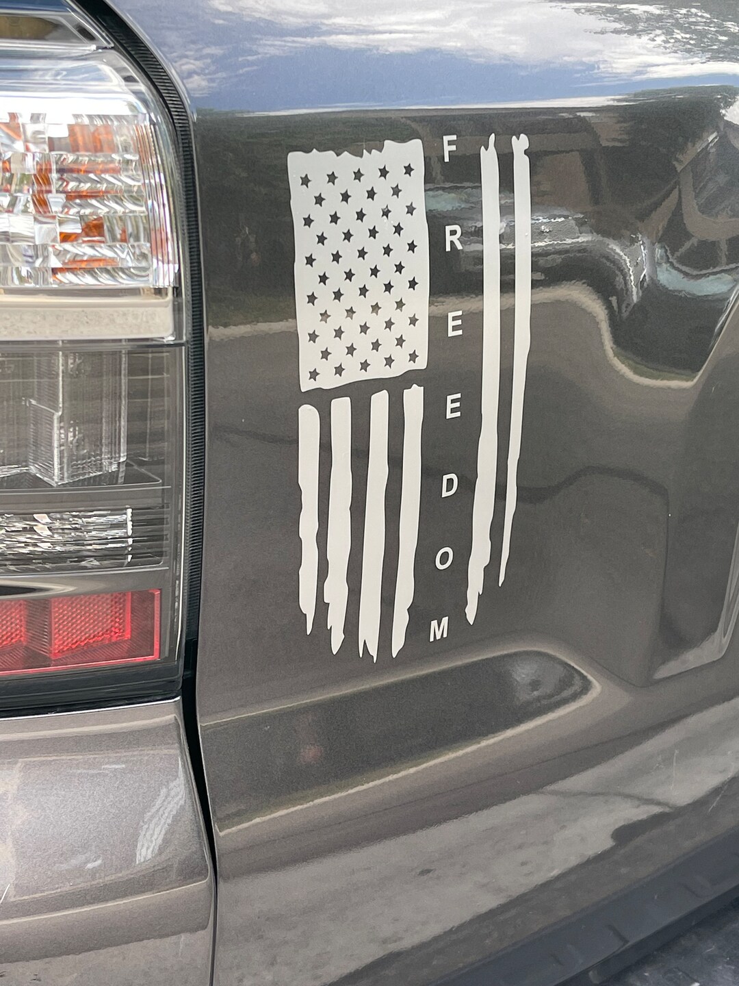 American Flag Decal Truck American Flag Decal Car American Flag Decal