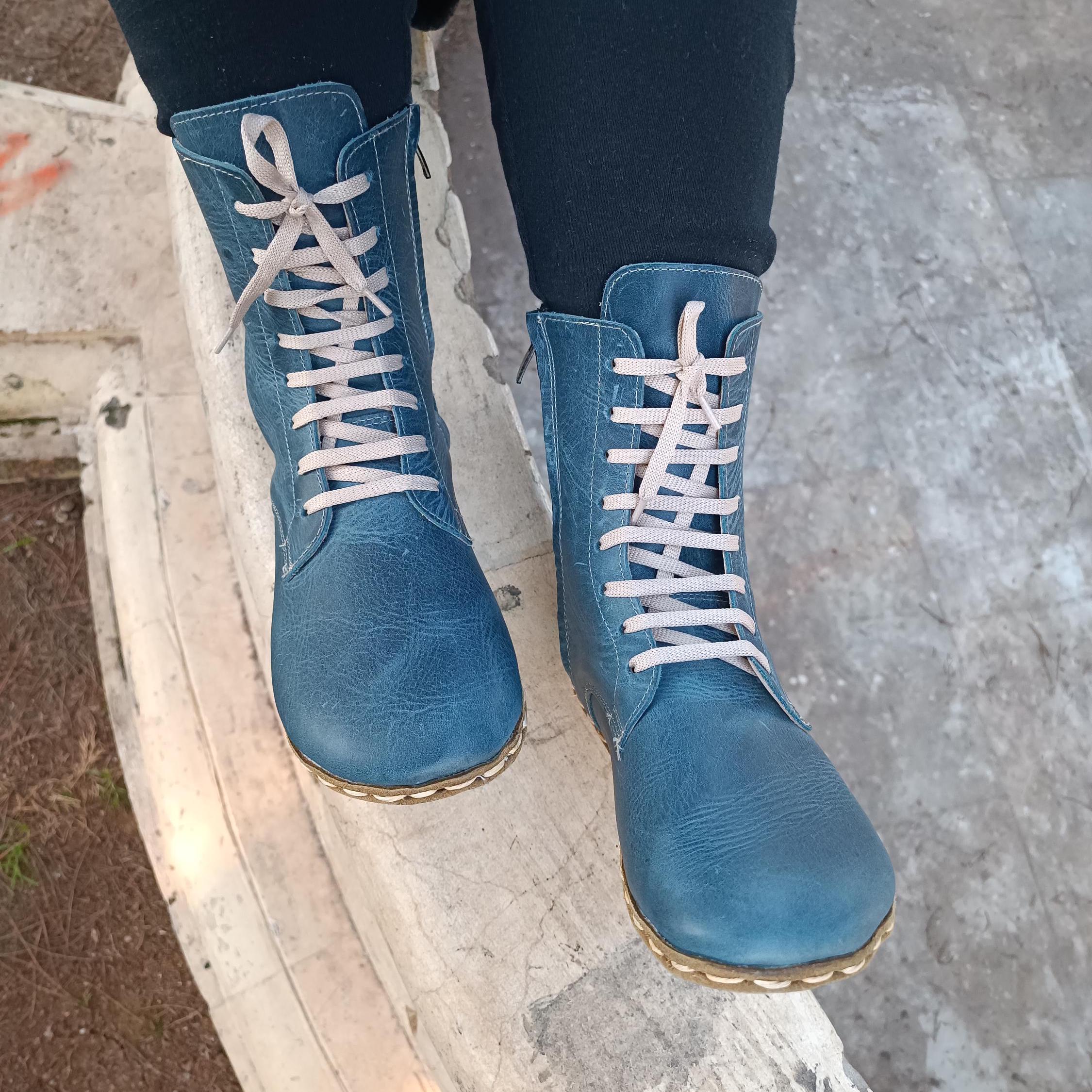 Bottes Cowboy BILLY JOE Femme - Bleu Synthétique - UK 5 (rétro Et Confort)