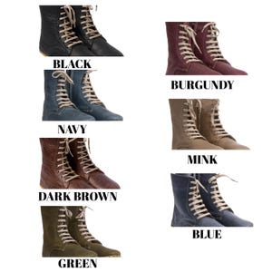 Barefoot Women’s Boots, Copper Grounding, Mink Color Leather, Handmade Minimalist Sustainable Boots, Wide Toe, Thin Sole, Zero Drop image 4