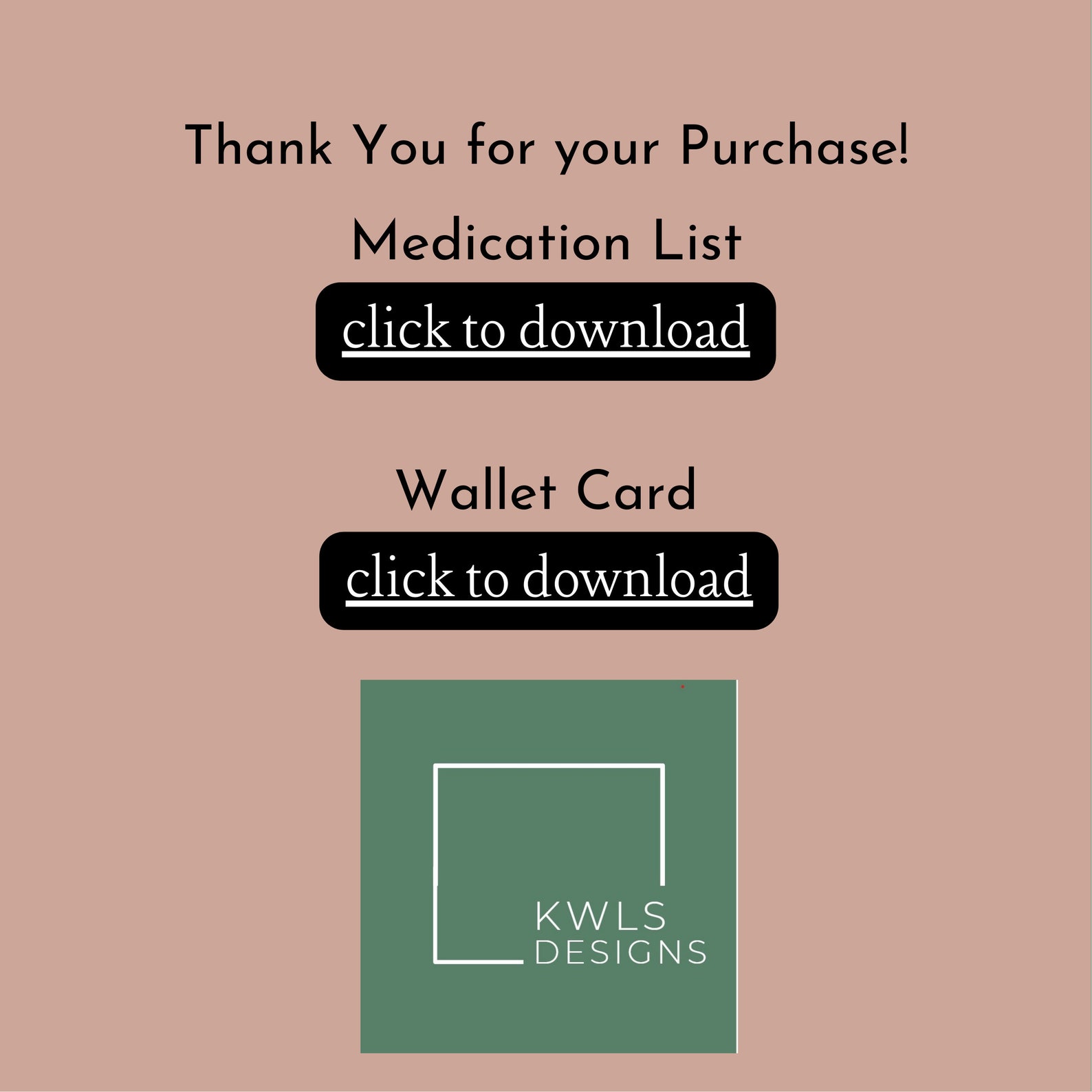 Medication List and Wallet Card//editable and Printable - Etsy