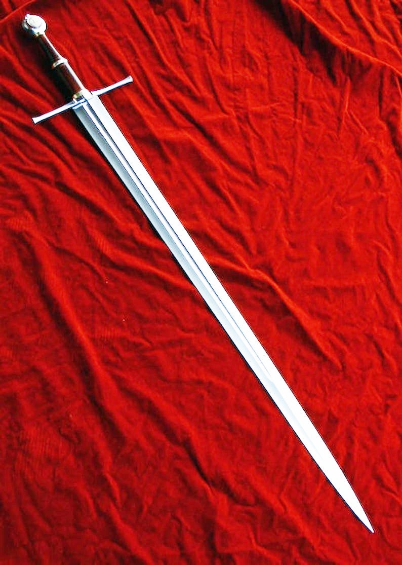 Custom Hand Battle Ready Sword, Raven Longsword, Medieval Sword