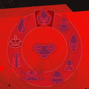 Ben 10 Albedo aliens sticker set
