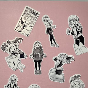 Adesivos de mangá Uraraka
