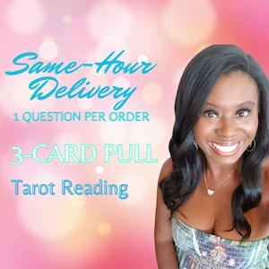 Same Hour Reading, Blind oder stellen Sie eine Frage, Fast 3-Karten-Pull, MP3 Audio Tarotkarten Wahrsagen, Ehrlich Same Day Psychic, Metaphysical Shops