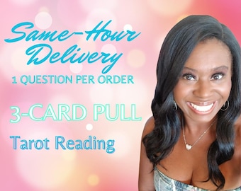 Same Hour Reading, Blind or ask a question, Fast 3-card Pull, MP3 Audio Tarot Cards Divination, Honest Same Day Psychic, Metaphysical Shops