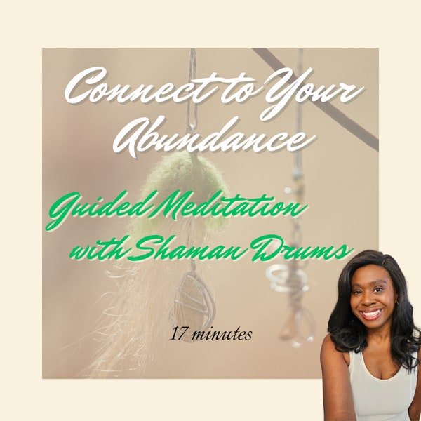 Fast, Fun Abundance Guided Meditation for Busy People Who Hate Meditating, Shaman Drums - mp3 audio | Written & Voiced by Shon Wilson