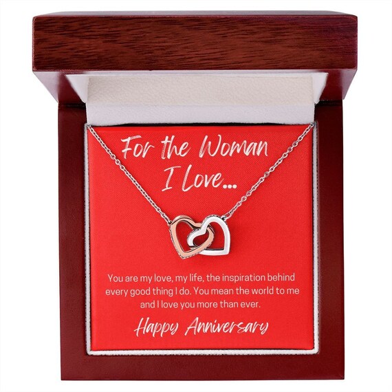 Wedding Anniversary Gift for Wife Anniversary Necklace for Etsy