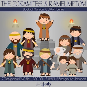 The Zoramites and Rameumptum, Book of Mormon Clipart, PNG Files, Alma 31