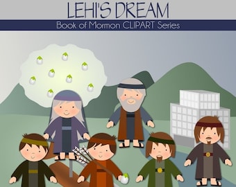 Lehi's Dream Book of Mormon Clipart, PNG Files