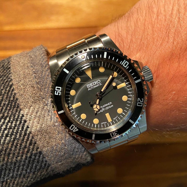 Seiko Mod Submariner 5513 Homage Automatic Diver - Etsy India