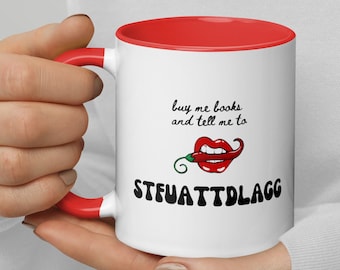 STFUATTDLAGG, Mug, Bookish, Bookworm, Funny, Gift, Smut, Spicy Books