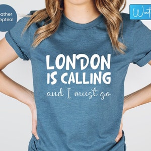 London Shirts, London Travel Shirt, London T-shirt, London Holiday Gifts, London City Shirt, England Shirt, London Gifts, British T-shirt