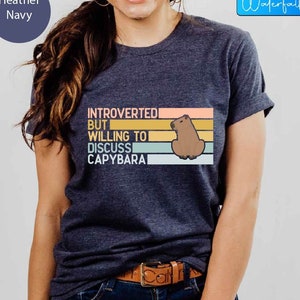 Vintage Capybara Shirt, Capybara T-Shirt, Animal Lover Gift, Capybara Clothing Capybara Tee, Retro Capybara Shirt, Cute Capybara Gift