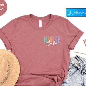 Custom Nurse Shirt, Nurse Pocket Shirt, Nursing Pocket Tee, Nurse Life Tshirt, Personalized Nurse Pocket Tshirt, Nurse Graduation Tee