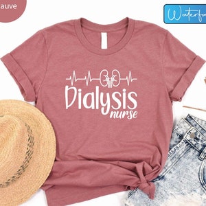 Dialysis Life Shirt, Nephrology Nurse Heartbeat Shirt, Dialysis Nurse Heartbeat T-Shirt, Nurse Life Shirts, Dialysis Nurse Graduation Shirt