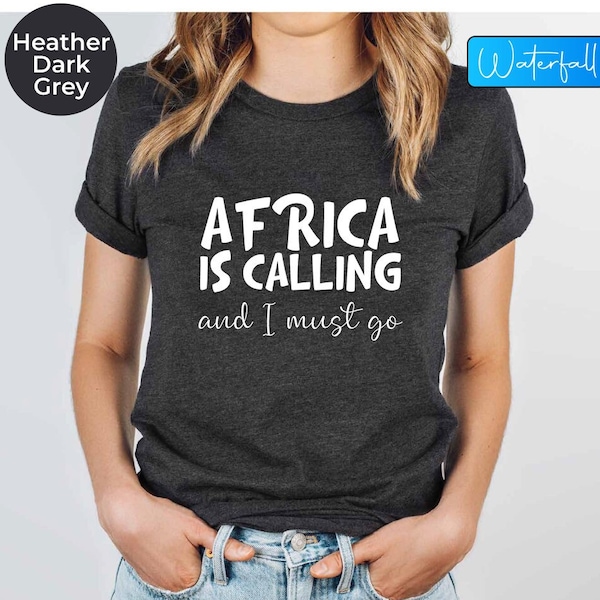 Afrika-Liebhaber-T-Stück, Safari-Hemden, Afrika-Hemd, Afrika-Reise-Hemd, Afrika-Reise-Hemd, Abenteuer-Hemd, afrikanischen Geschenken, Touristen-T-Shirt