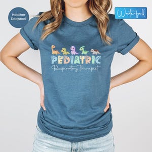 Pediatric Respiratory Therapist Dino Shirt: Peds RT Gift Tee