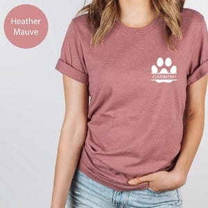 Custom Vet Tech Shirt: Personalized Dog Name, Animal Lover Gift