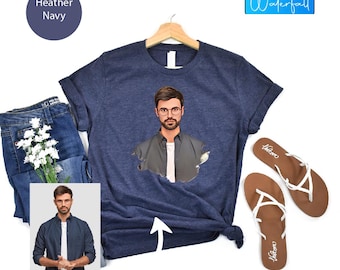 Custom Photo Shirt, Custom T-Shirt, Custom Picture Shirt, Personalized Photo Print Tee, Custom Printing T-Shirt, Photo Shirt, Picture Shirts