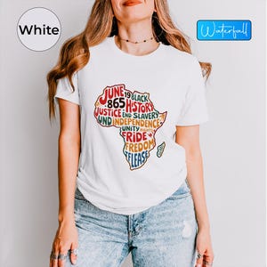 1865 Juneteenth Tshirts, African American Tee, Black Lives Matter Shirt, Celebrate Juneteenth 1865 Shirt Shirt Gift For Juneteenth Equality