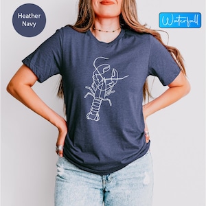Lobster Graphic T-Shirt: Coastal Fisherman Tee