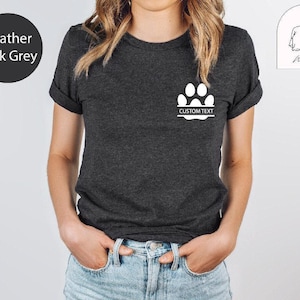 Custom Vet Tech Shirt: Personalized Dog Name, Animal Lover Gift