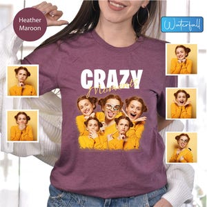 Custom Photo Printed Shirt, Customized Multiple Photo Tshirt, Custom Photo Shirt, Your Photo Shirt, Make Your Own Photo Shirts, Picture Tee
