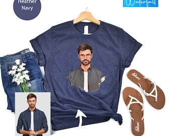 Custom Photo Shirt, Custom T-Shirt, Custom Picture Shirt, Personalized Photo Print Tee, Custom Printing T-Shirt, Photo Shirt, Picture Shirts