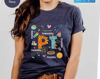Physical Therapy Shirt, Physical Therapist Shirt, Physical Therapy Vibes Shirt, Physical Education Shirt For Women, Gifts For Therapist