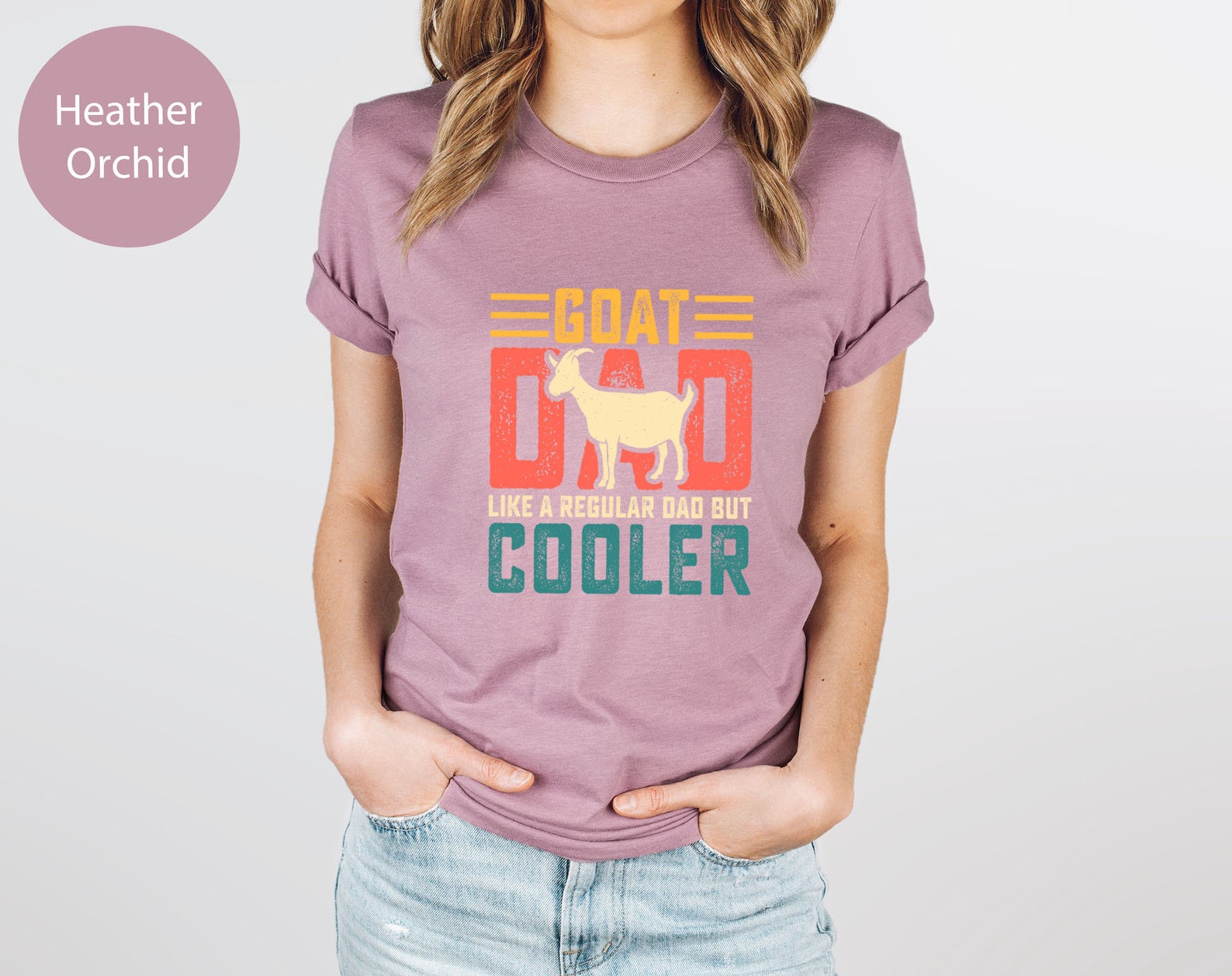 Goat Dad Shirts Cute Goats Shirt Funny Goat Dad Shirt Farm - Etsy