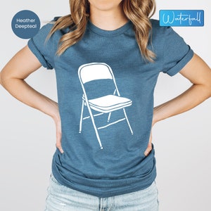 White Folding Chair Alabama Brawl Shirt, Alabama White Metal Folding Chair Brawl Shirt, Folding Chair Meme Shirt, Boat Fight Tee