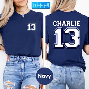 Personalized Sports Shirt, Custom Name Team Tshirt, Custom Team Gift, Custom Sport Tshirt, Sports Team Shirt, Matching Clothes, Sports Gift