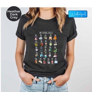 Coping Skills Alphabet Shirt: School Counselor Therapist Tee