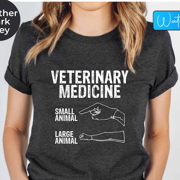 Funny Veterinarian Vet Med Shirt, Large Animal Veterinary Shirt, Cute Vet Tech T-shirt, Veterinarian Gift, Vet Assistant Gift, Vet Tech Week