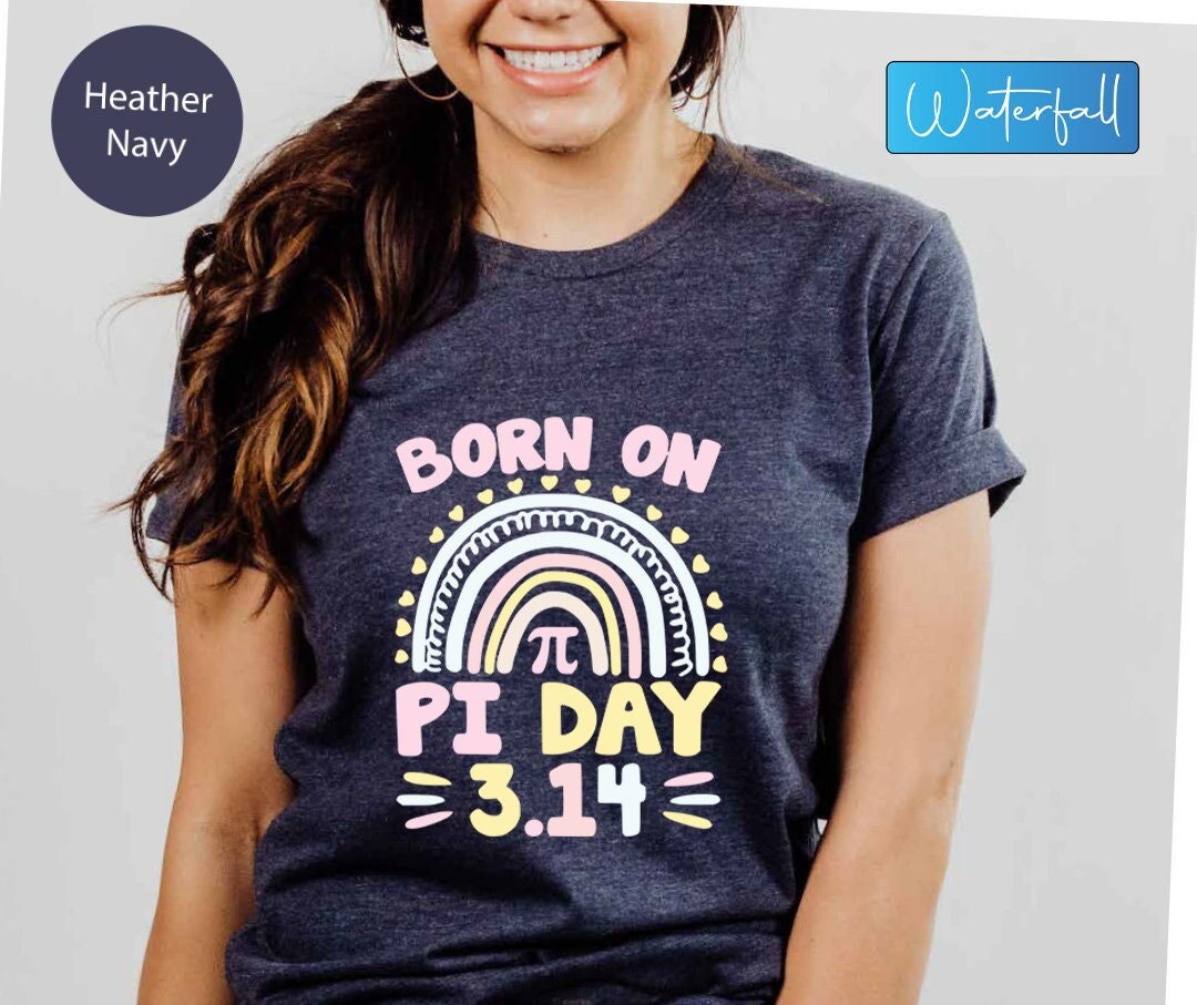 Born on Pi Day Birthday Shirt, Math Lover Birthday on March 14 Gift