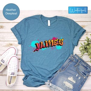 Custom Graffiti Name T-Shirt: Airbrush Street Art Tee