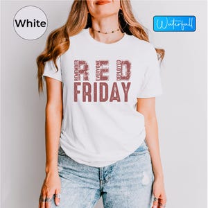 Red Friday USA T-Shirt: American Flag Veteran Support Tee