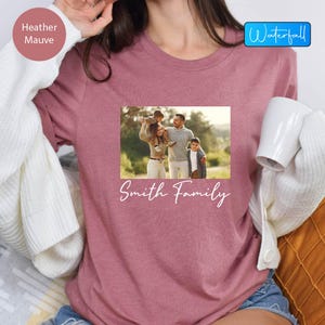 Custom Photo T-shirt: Personalized Family Picture Tee