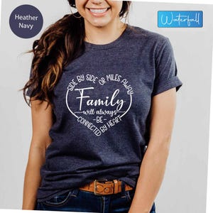 Long Distance Family Reunion T-Shirt: Heart Connected Tee