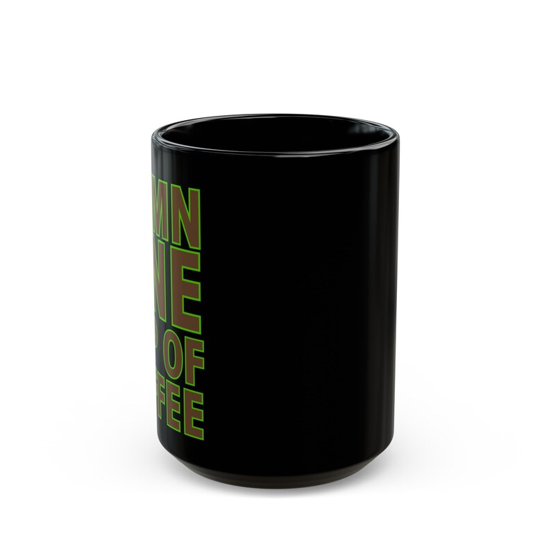 Twin Peaks Damn Fine Cup of Coffee Black Mug 11oz, 15oz Cult Horror ...