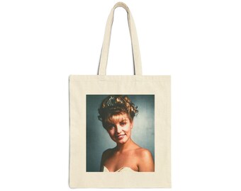 Twin Peaks Laura Palmer Cotton Canvas Tote Bag Twin Peaks Gift David Lynch Fan Cult Fan Book Bag