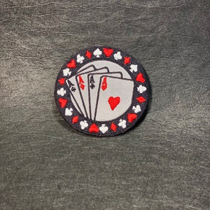 Cards Iron on Patch