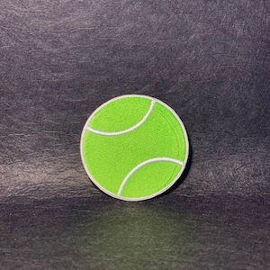 Grüner Tennisball Aufnäher