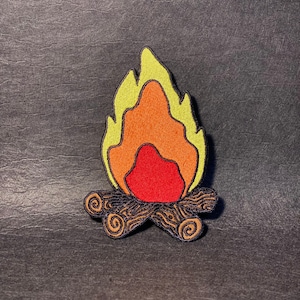 Campfire Iron on Patch