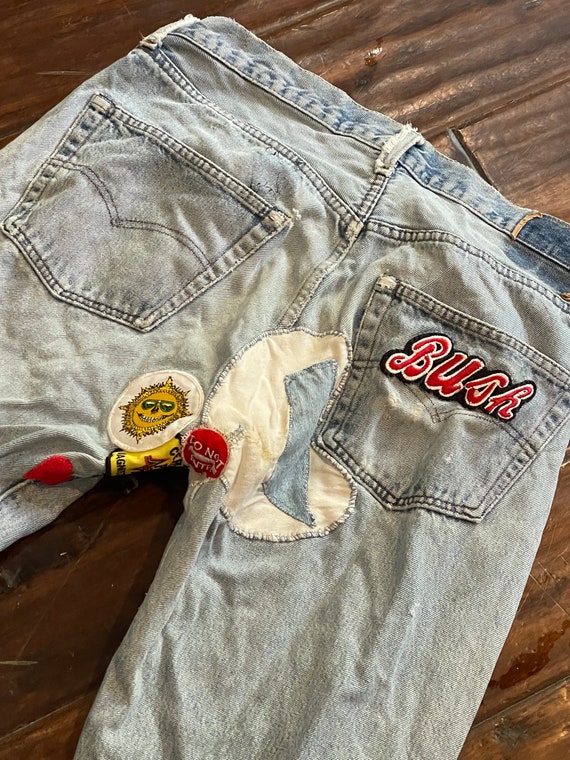 Vintage 1980’s Levi’s with Patches selvage denim