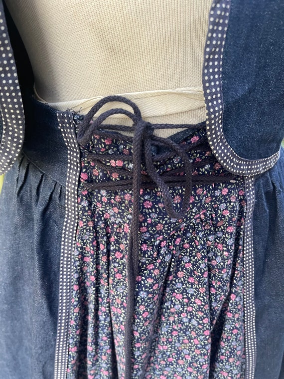 Vintage Gunne Sax Denim Skirt with Matching Vest … - image 4