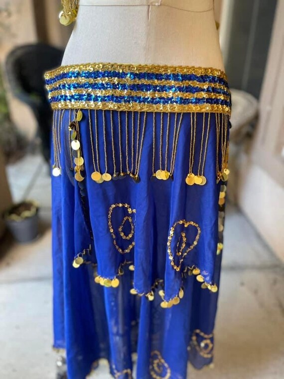 Vintage 1970’s sequin Belly Dancer costume Gem