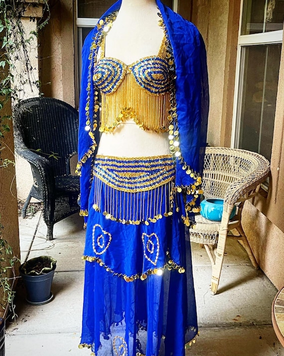 Vintage 1970’s sequin Belly Dancer costume