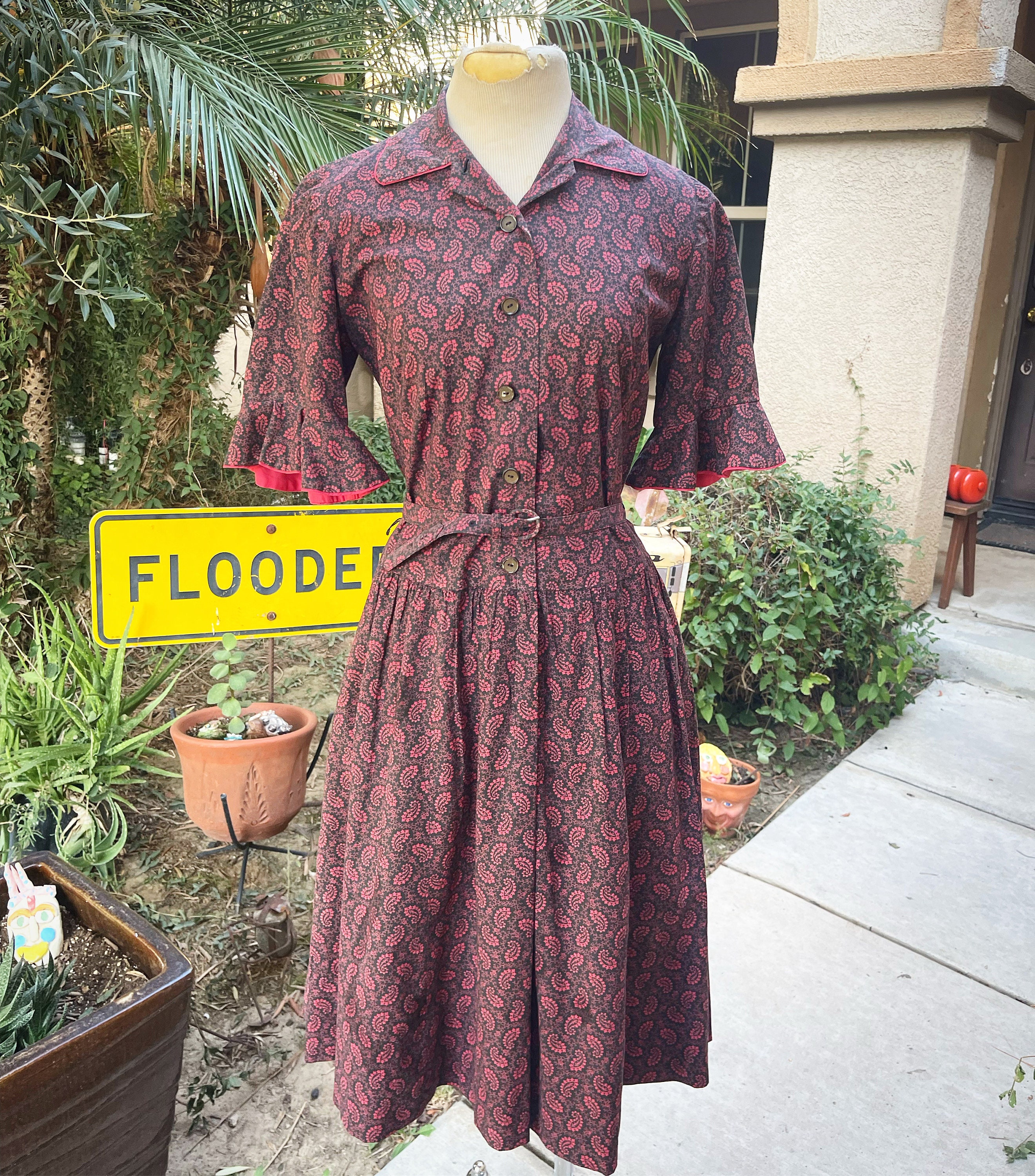 スーツ・フォーマル・ドレス LE'RURE Original paisley pattern dress LE'RURE Original paisley pattern dress