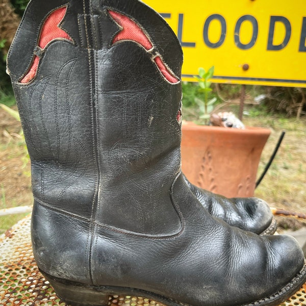 Vintage 1930’s-40’s Children’s Cowboy Boots